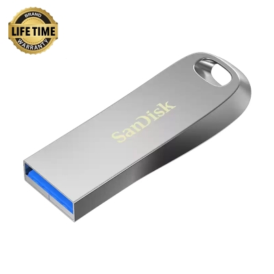 Picture of SanDisk Ultra Luxe CZ74 64GB USB 3.1 Full Metal Silver Pen Drive # CZ74-64G / SDCZ74-064G-G46