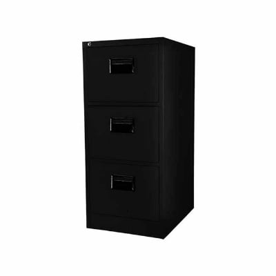 Picture of REGAL Metal File Cabinet Black FCO-202-2-1-66(THREE DRAWER)