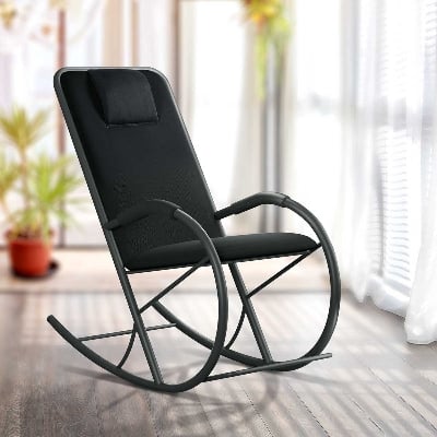Picture of REGAL Metal Rocking Chair Black RCH-201-2-1-66