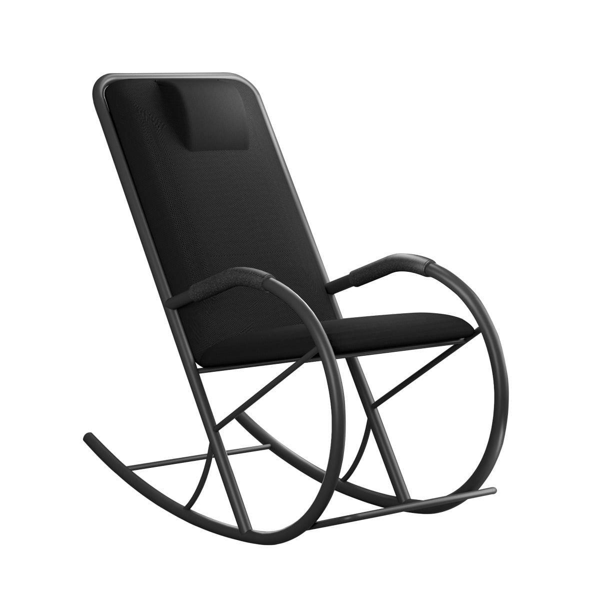 Picture of REGAL Metal Rocking Chair Black RCH-201-2-1-66