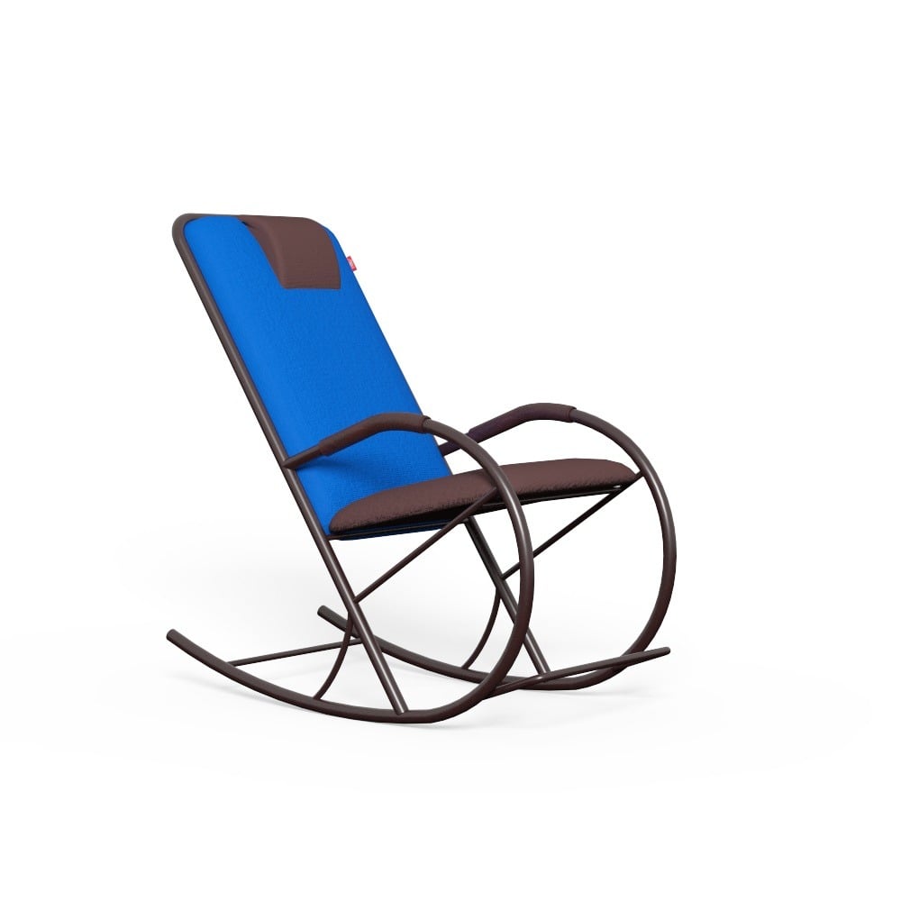 Picture of REGAL Metal Rocking Chair ROCKING CHAIR-RCH-201 CHOCO BLUE