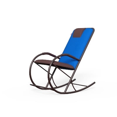 Picture of REGAL Metal Rocking Chair ROCKING CHAIR-RCH-201 CHOCO BLUE