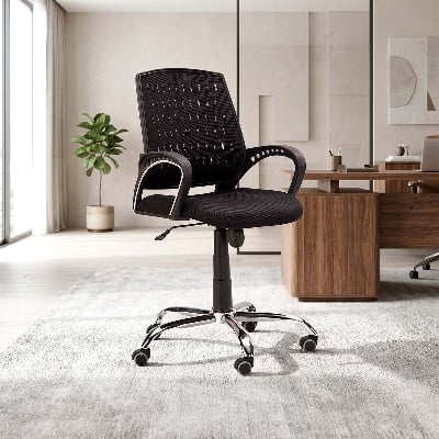 Picture of REGAL Metal Swivel Chair Black CSC-220-6-1-66(1PART)(SWIVEL)
