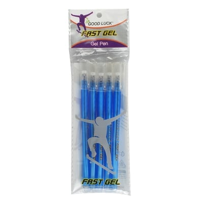 Picture of Good Luck Fast Gel Pen - Blue - 5 Pcs Pouch