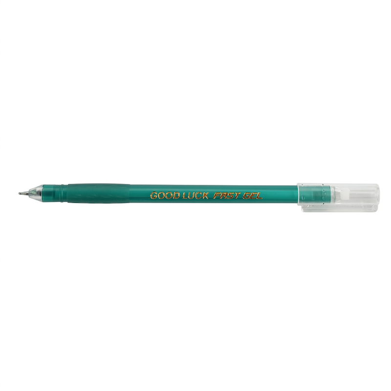 Picture of Good Luck Fast Gel Pen - Green - 5 Pcs Pouch