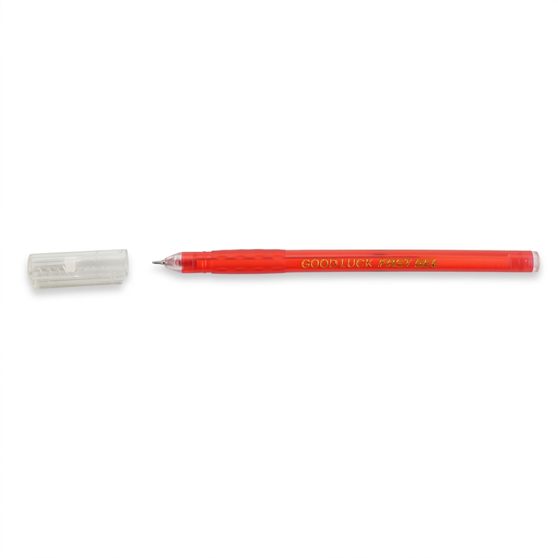 Picture of Good Luck Fast Gel Pen - Red - 5 Pcs Pouch