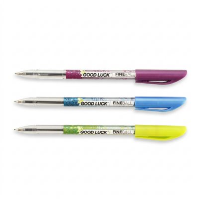 Picture of Good Luck Fine Ball Pen - 48 Pcs set with Rotating Pen Stand