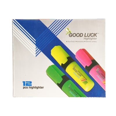 Picture of Good Luck Highlighter - Assorted - 12 Pcs Pack