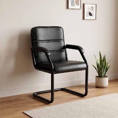 Picture of REGAL Metal Visitor Chair Black CFV-204-6-1-66(1PART)(VISITOR)