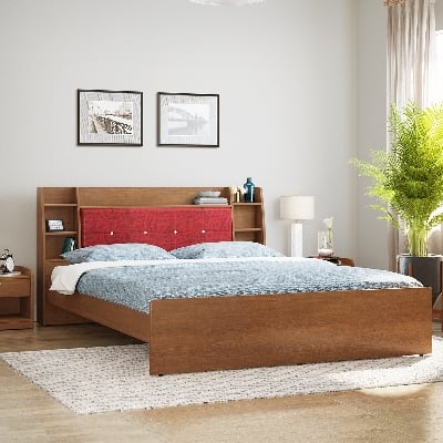 Picture of REGAL Montreal Laminated Board Bed MONTREAL-BDH-135-1-1-20 (DOUBLE)