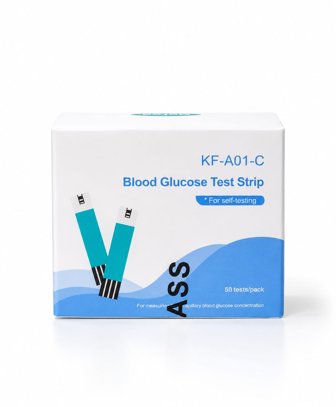 Picture of Cofoe KF-A01-C Blood Glucose Test Strips ( 50 ) Test Strips for Fast, Accurate & Reliable Blood Sugar Monitoring
