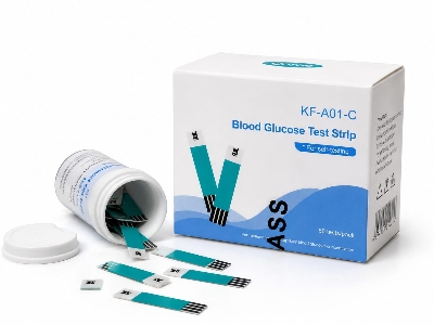 Picture of Cofoe KF-A01-C Blood Glucose Test Strips ( 50 ) Test Strips for Fast, Accurate & Reliable Blood Sugar Monitoring