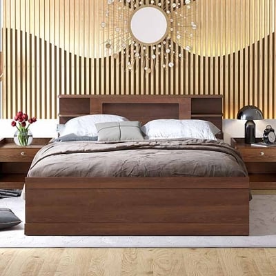 Picture of REGAL Laminated Board Marigold Bed Antique MARIGOLD-BDH-110-1-1-20 (DOUBLE)