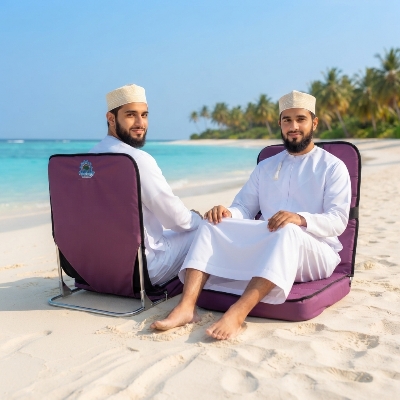 Picture of Floor Chair | ফ্লোর চেয়ার | Meditation Chair | Fishing Chair | Portable Folding Chair Foldable Floor Chair | Meditation, Gaming, Reading & Relax Chair | Portable Comfortable Boshar Chair | মেডিটেশন চেয়ার | ফিশিং চেয়ার | পোর্টেবল ফোল্ডিং চেয়ার | Magenta Color