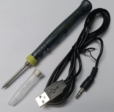 Picture of Usb Charging Soldering Iron 5V 8W Adjustable Temperature Electric Soldering Iron Kit With Soldering Stand Solderng Wire