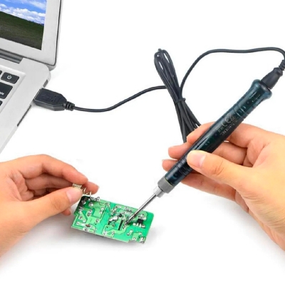 Picture of Usb Charging Soldering Iron 5V 8W Adjustable Temperature Electric Soldering Iron Kit With Soldering Stand Solderng Wire