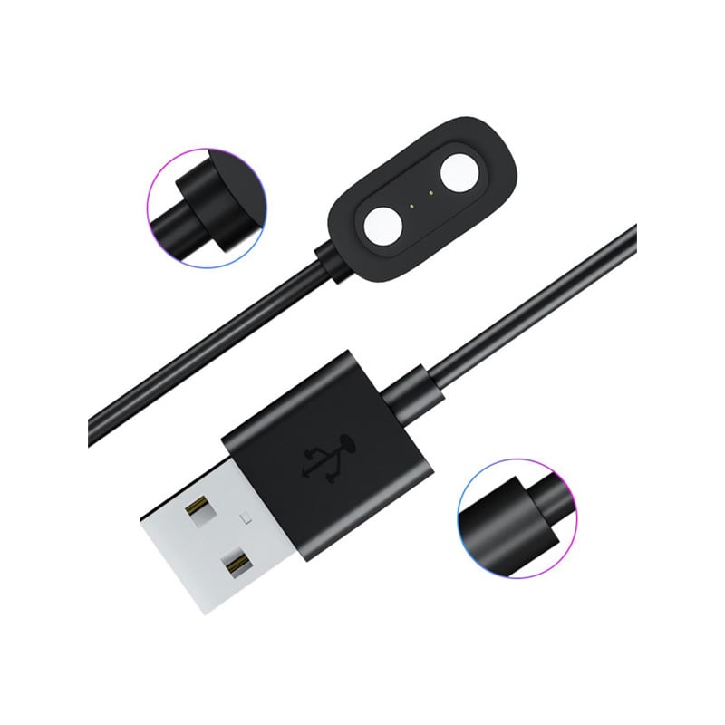 Picture of Colmi P28 Plus/P28/P45 Smartwatch Magnetic USB Charging Cable-Black