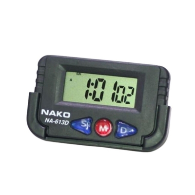 Picture of Nako NA-613D Mini Quartz Alarm Clock - 1019-Black