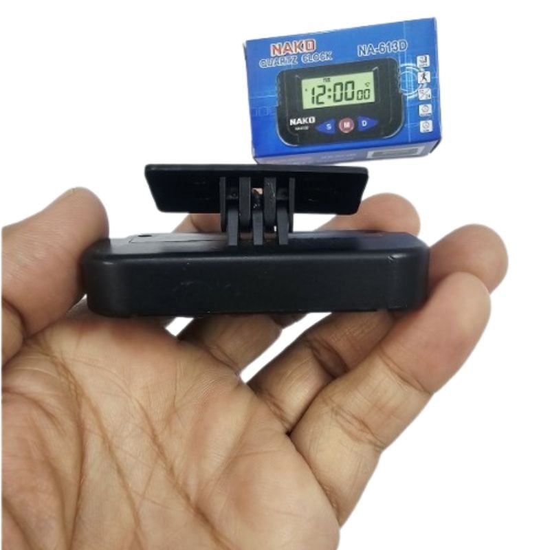 Picture of Nako NA-613D Mini Quartz Alarm Clock - 1019-Black