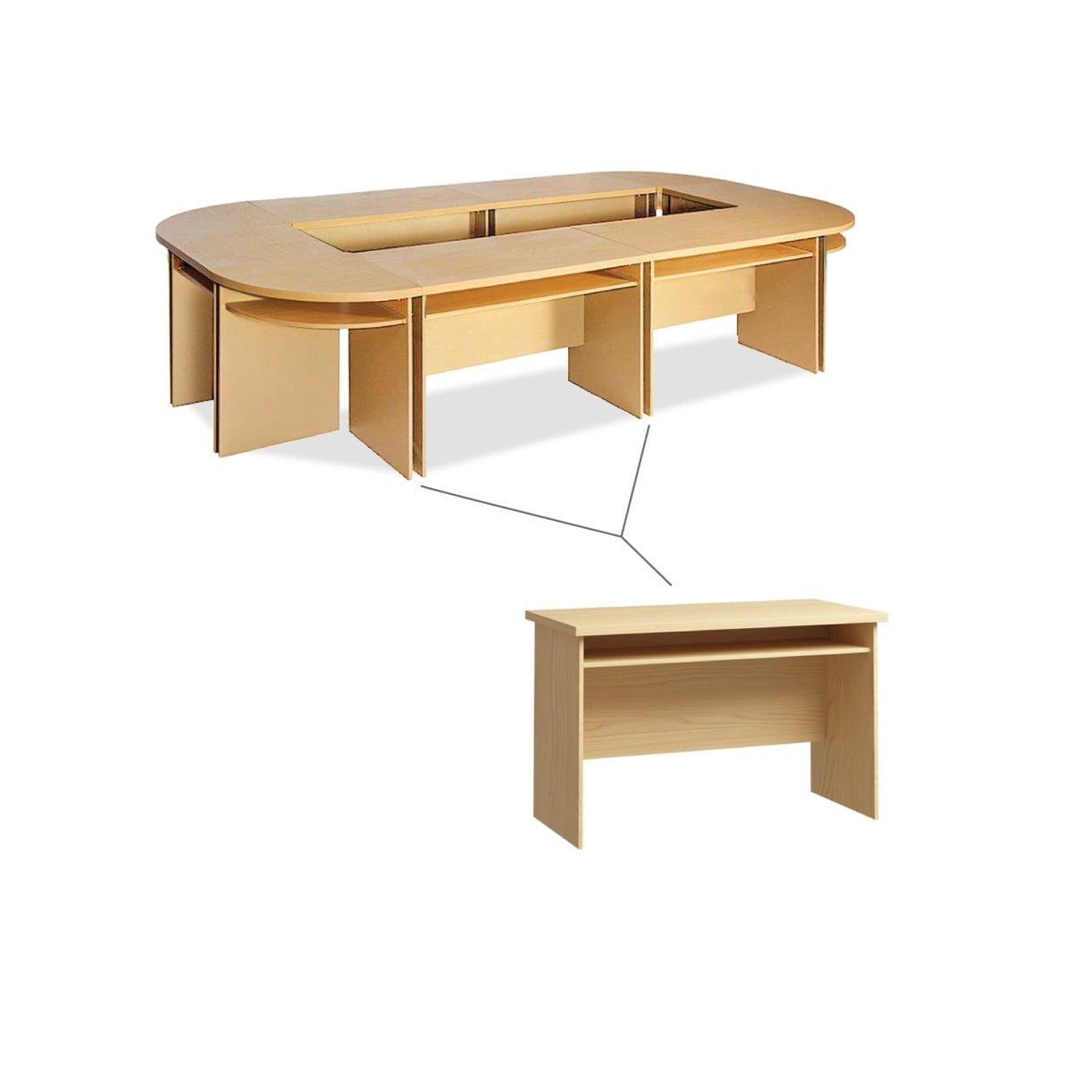 Picture of REGAL Laminated Board Conference Table Conference table-CTO-103-1-1-33(1200 X 600 MM)