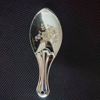 Picture of Stainless steel good means beautiful design sturdy yogurt spoon 1 piece-White