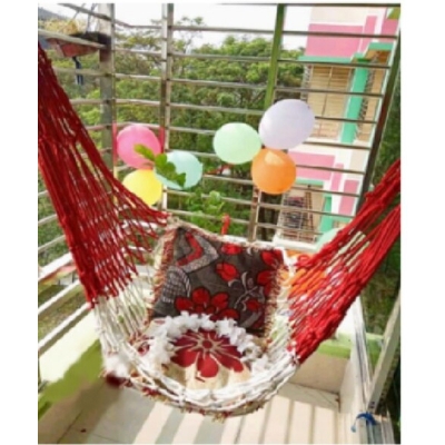 Picture of Good quality swing hanging swing made of good quality thread for everyone's use Good quality swing Dolna - 1 piece-Multicolor