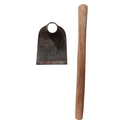 Picture of Garden Hoe Spade / Kodal, Kodal Garden Hoe Spade with Wooden Handle Agricultural Tool, MINI Kodal - 1 Pic Gardening Tools কোদাল-Brown