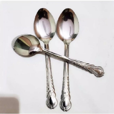 Picture of Light Wait Stainless Steel Tea spoon, (Set of 12), Silver 15cm-Silver