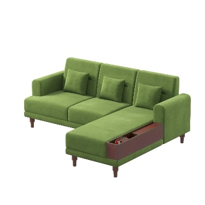 Picture of REGAL L SHAPE SOFA REBEKA SDC-393-3-1-20 (Fabric-2155)