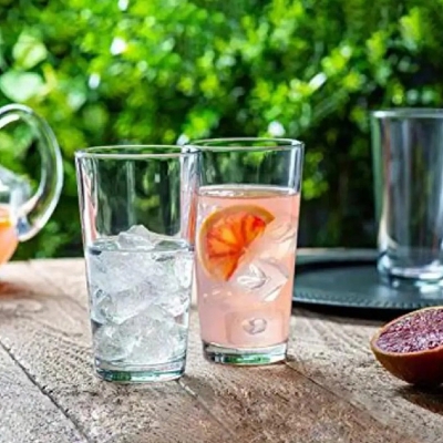 Picture of Everyday Use good quality strong Crystal clear  Water Glass set  6 Piece Per Capacity 250 Ml-White