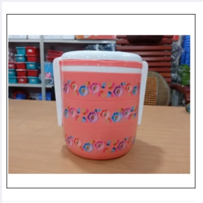 Picture of Good luck 3 বাটি টিফিন বক্স-Multicolor