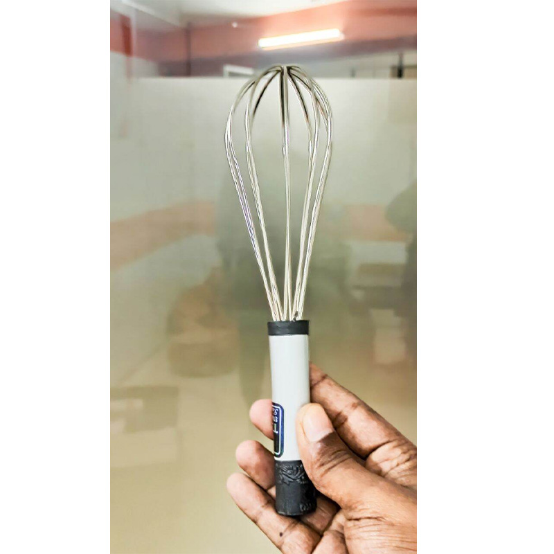 Picture of Hand-Held Egg Beater Steel - Stainless Steel Manual Egg Beater Hand Whisk Mixe-Multicolor