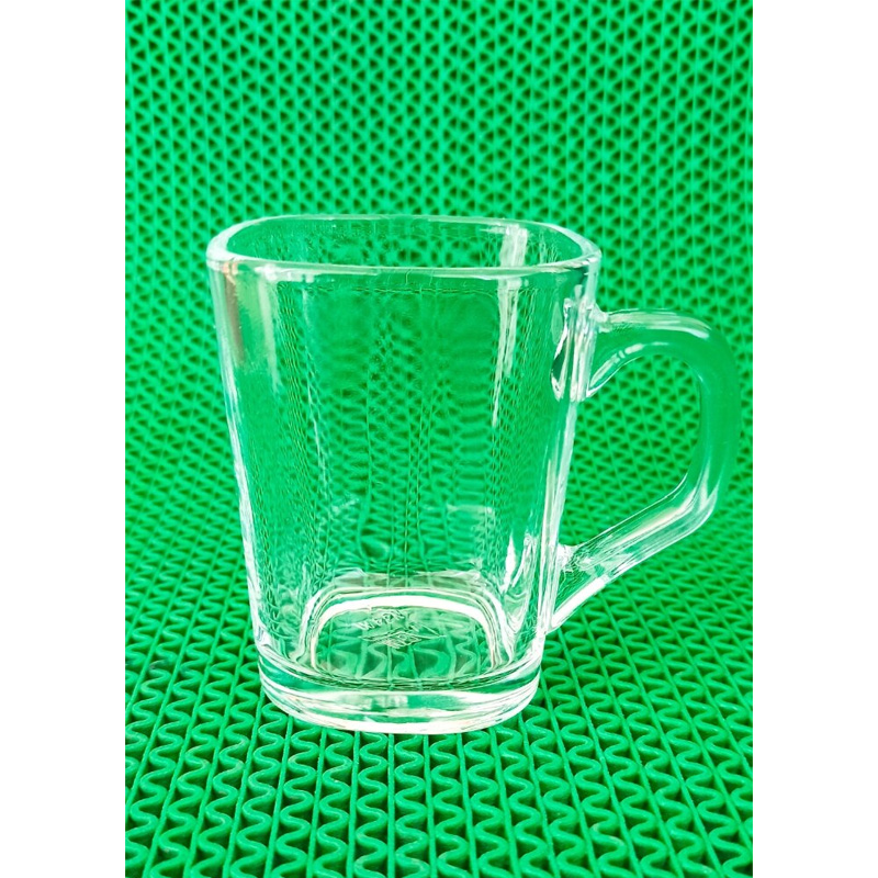 Picture of Transparen  good Quality crystal clear strong 100 Ml Tea  coffee Cup Set 6 Piece-White