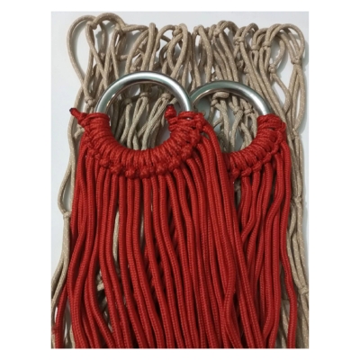 Picture of Good quality swing hanging swing made of good quality thread for everyone's use with steel rings on both sides - 1 piece-Multicolor