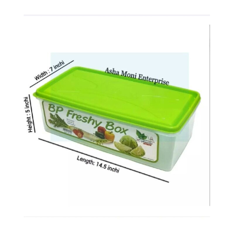 Picture of Good quality Strong  BP Big Size Freezer Food Storage Box 4000ml  Food Grade Box 1 Piece-Multicolor