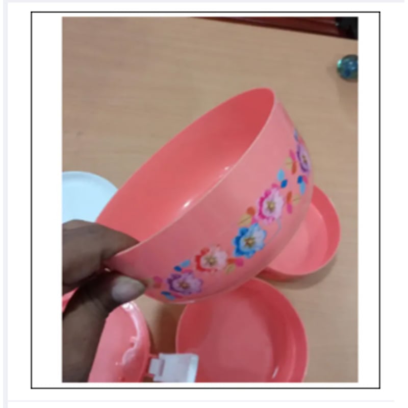 Picture of Good luck 3 বাটি টিফিন বক্স-Multicolor