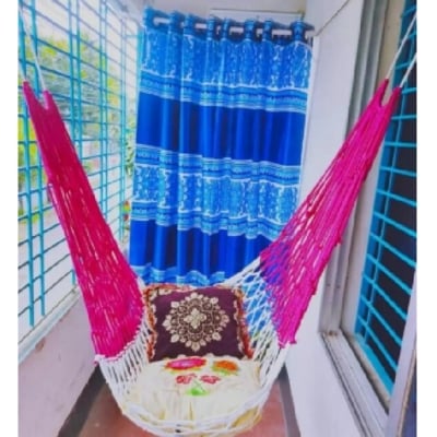 Picture of Good quality swing hanging swing made of good quality thread for everyone's use Good quality swing Dolna - 1 piece-Multicolor