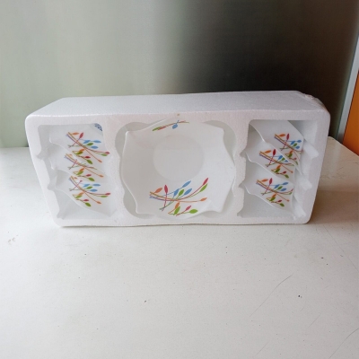 Picture of good quality unique designs Opal Glassware Dinner Soup Set  7 Piece-Multicolor