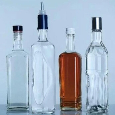 Picture of Everyday Use Good Qualities Unique Design Beautiful Style glass Milk Bottle/water bottle 1 liter 1 Piece-Multicolor