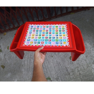 Picture of Everyday Use good quality strong Plastic Baby Kids Reading Writing Table Study Table 1 Piece-Multicolor