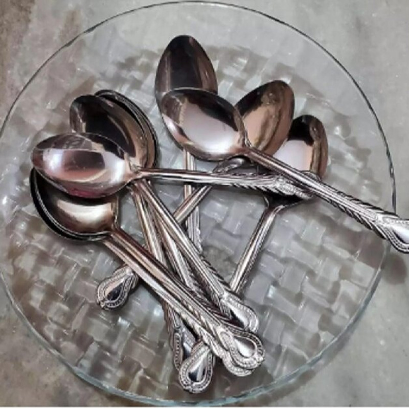 Picture of Light Wait Stainless Steel Tea spoon, (Set of 12), Silver 15cm-Silver