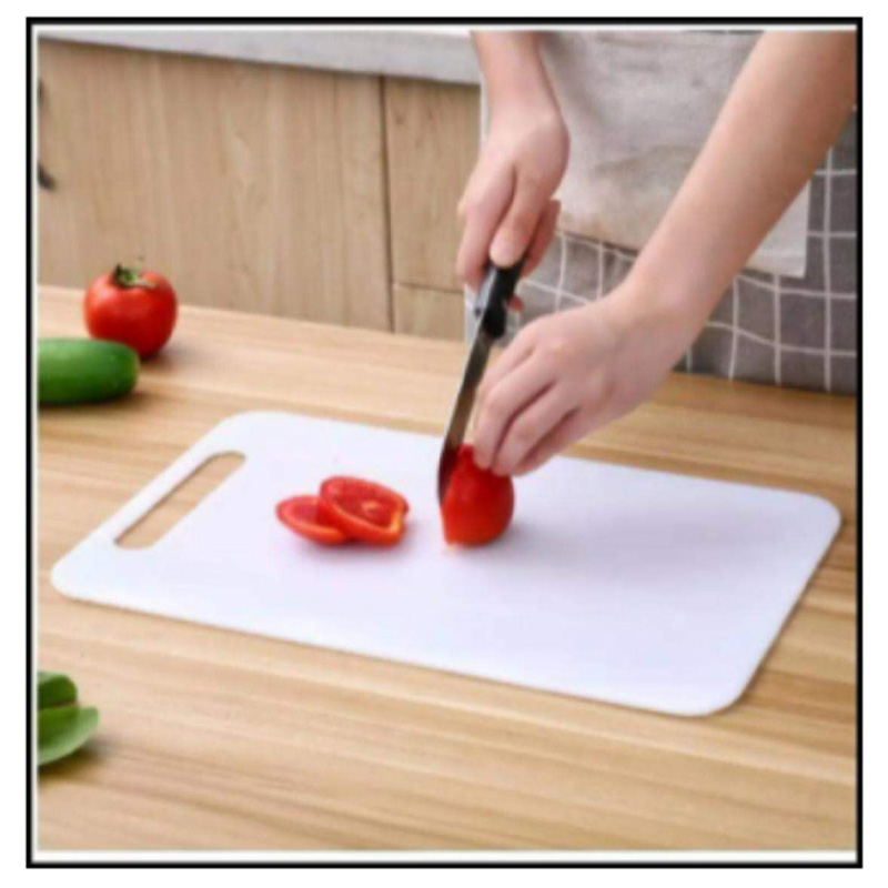 Picture of good quality strong beautiful  12inch Vegetable & Fruit Chopping Cutting Board For Kitchen 1 piece-Multicolor