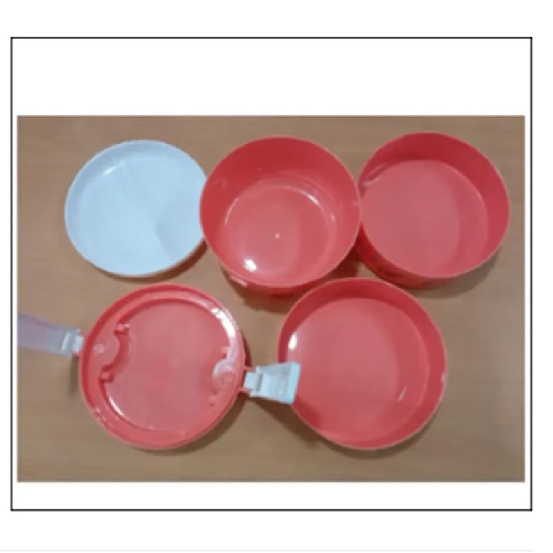 Picture of Good luck 3 বাটি টিফিন বক্স-Multicolor