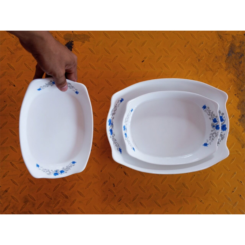 Picture of good qualities unique design  Including Serving Dish Snack  Dish Soup & Firni Bati set 3 Piece-Multicolor