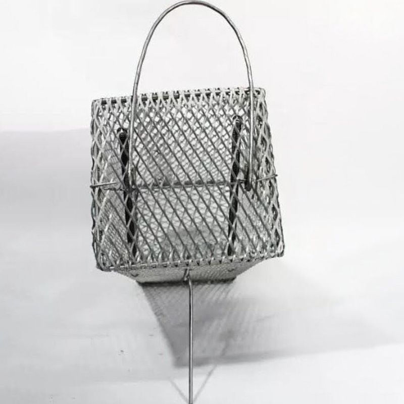 Picture of Rat  Mouse Catching Trap Cage  1 Piece Effective, Easy-to-Use, Reusable Rodent Trap for Small & Big Rats -ইঁদুর ধরার ফাঁদ-Silver
