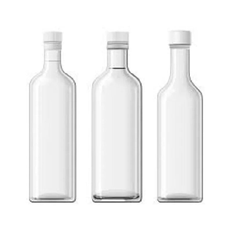 Picture of Everyday Use Good Qualities Unique Design Beautiful Style glass Milk Bottle/water bottle 1 liter 1 Piece-Multicolor