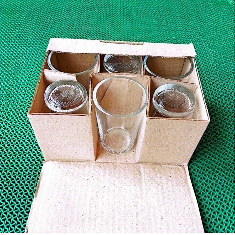 Picture of Everyday Use Good Quality Tea coffee Cup set Crystal Clear transparent Beautiful unique design Premium Cup Set 6 Piece 100 Ml-White