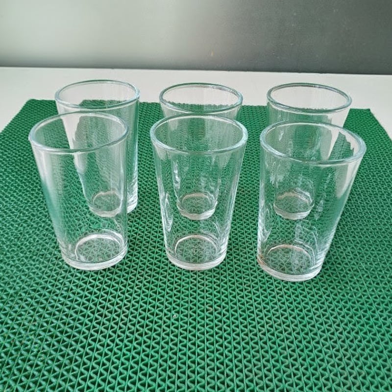 Picture of Everyday Use good quality strong Crystal clear  Water Glass set  6 Piece Per Capacity 250 Ml-White