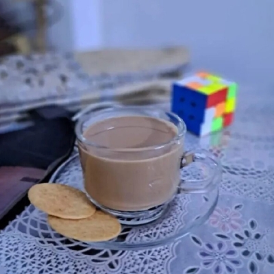 Picture of Everyday Use good quality Strong unique design Heavy Crystal clear 150 Ml Cup Price Set (Saucers 6Piece Cup 6 Pieces) Total 12 pieces-Multicolor
