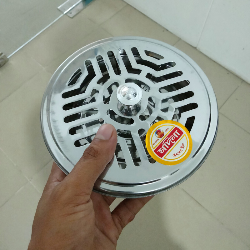 Picture of Stainless Steel Mosquito Coil Holder with Lid, Coil Stand/ Mosquito Coil Holder/ Mosquito Coil Stand/Mosquito Coil Case 6 Inch - Pack of 1 SET